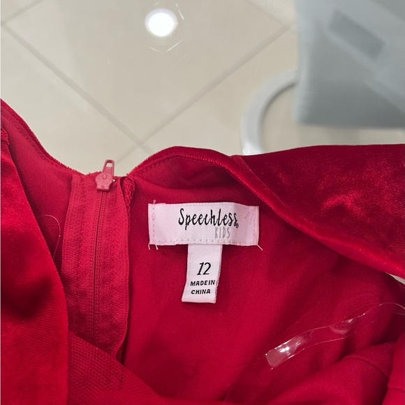Speechless Red Velvet Sleeveless NWT Layered Dress size 12 - Picture 5 of 9
